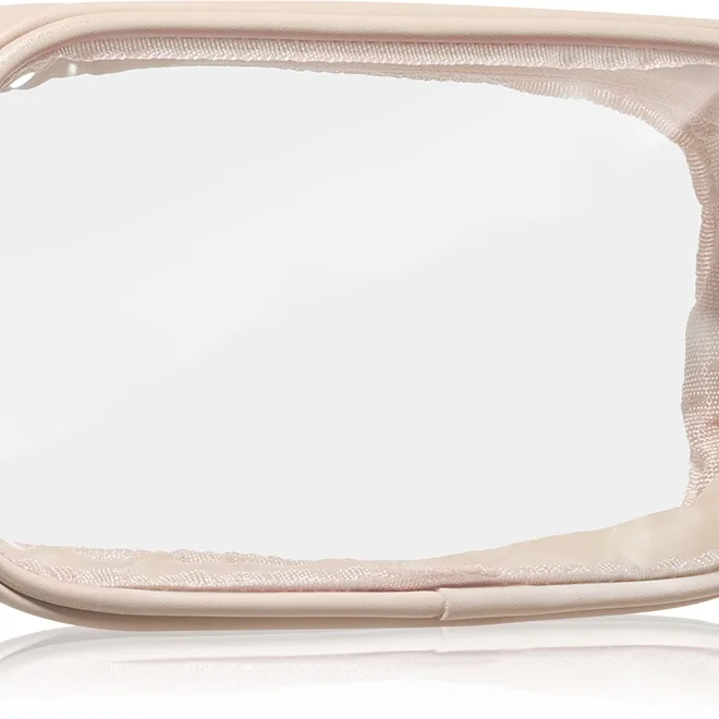 Notino Travel Collection Small Clear Organizer läpinäkyvä meikkipussi läpinäkyvä S Beige 20x10x5 cm 1 kpl