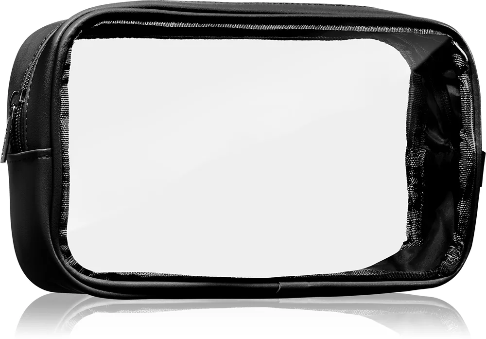 Notino Travel Collection Small Clear Organizer Transparent makeuptaske Transparent S Black 20x10x5 cm 1 stk.