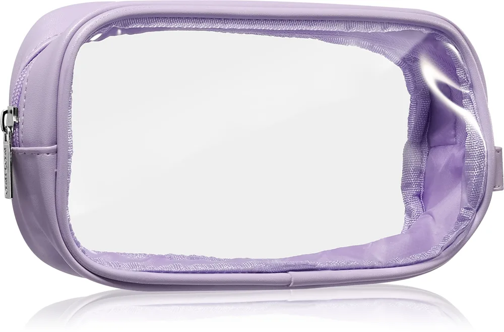 Notino Travel Collection Small Clear Organizer Transparent makeuptaske Transparent S Purple 20x10x5 cm 1 stk.