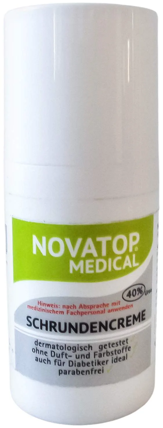 Novatop Medical Pflegecreme 40 % Urea 30 ml - Zum Schutz vor starker Verhornung
