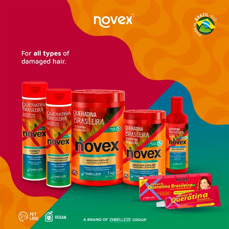 Novex Brazilian Keratin vahvistava ja uudistava hoitoaine 300 ml