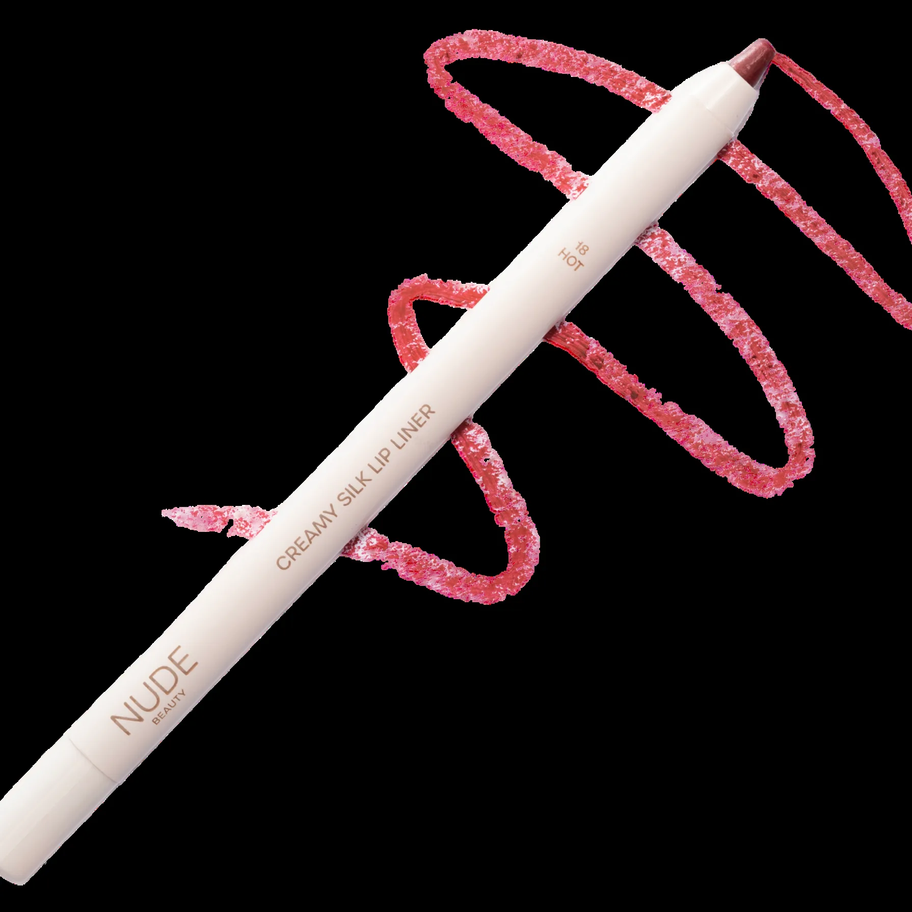 Nude Beauty Creamy Silk Lip Liner  18 Hot