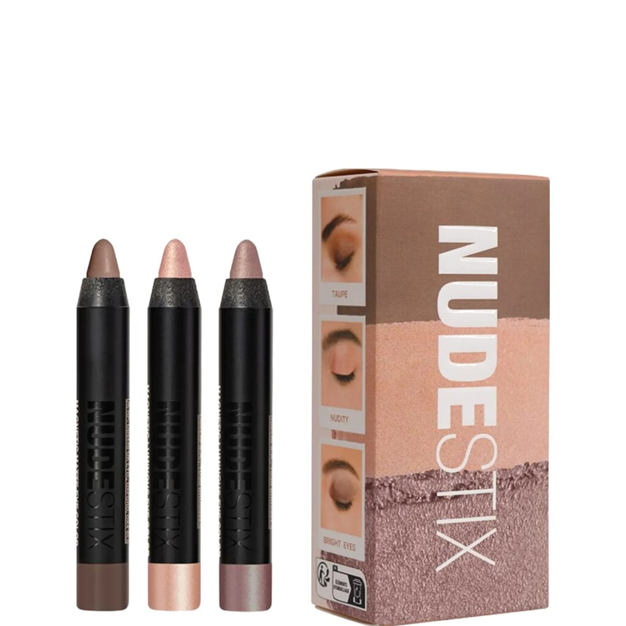 NUDESTIX Bright Nude Eyes Mini Kit Luomiväripaletti
