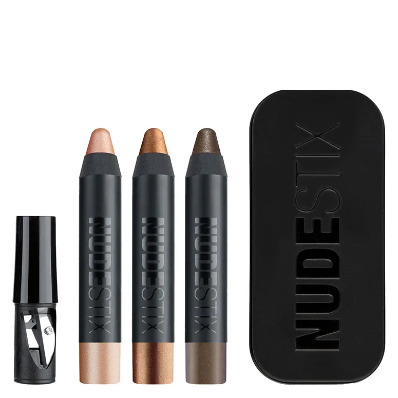 Nudestix Kit Nude Metallic Eye Mini Dekorativt sminkset för ögonen