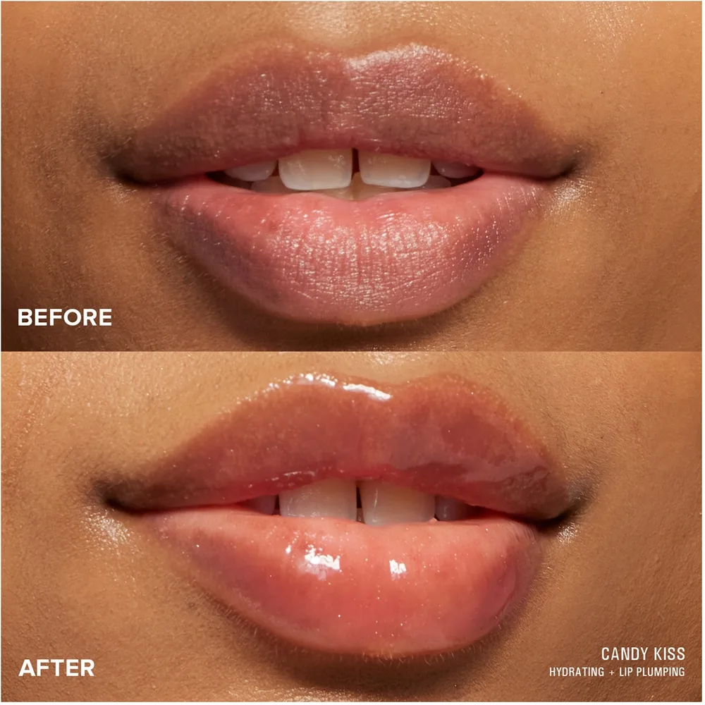 Nudestix Nudeskin Hydrating Peptide Lip Butter syväravitseva voi huuliin sävy Candy Kiss 10 ml