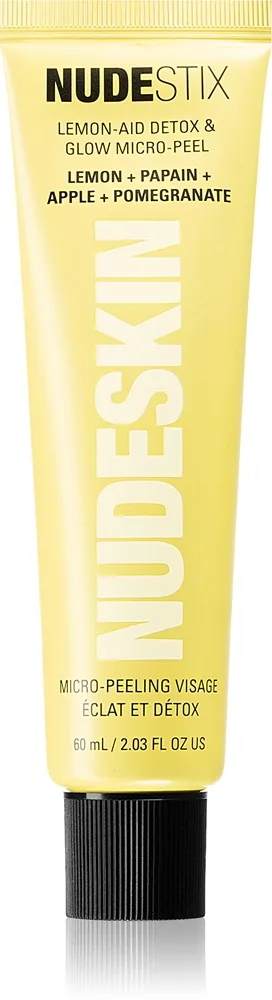 Nudestix Nudeskin Lemon-Aid Detox & Glow Micro-Peel Lysnende skrub til ansigt 60 ml