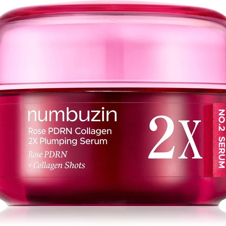 Numbuzin No. 2 Rose PDRN Collagen 2X Plumping Serum Intensiv opstrammende serum med fugtgivende virkning 30 ml
