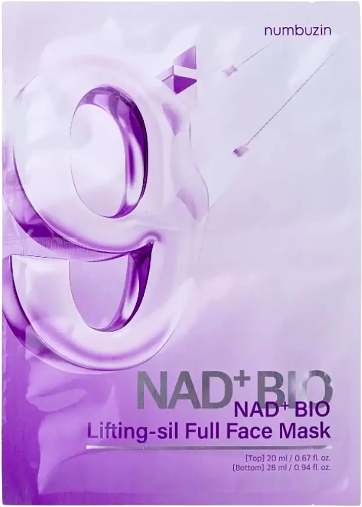 numbuzin No.9 NAD+ Bio Lifting-Sil Full Face Pack Sheet 48 ml
