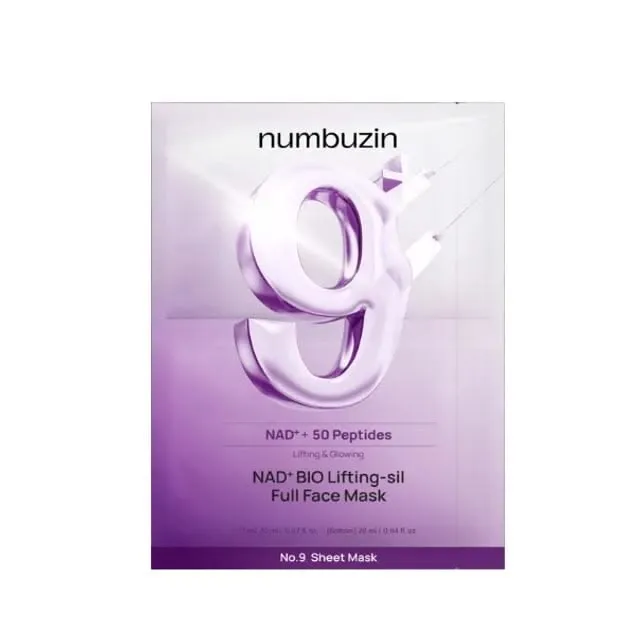 numbuzin No.9 NAD+ Bio Lifting-Sil Full Face Pack Sheet 48 ml