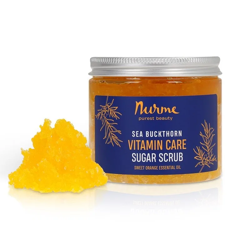 Nurme Sea Buckthorn+Orange Sugar Scrub Sokerikuorinta vartalolle 250 g