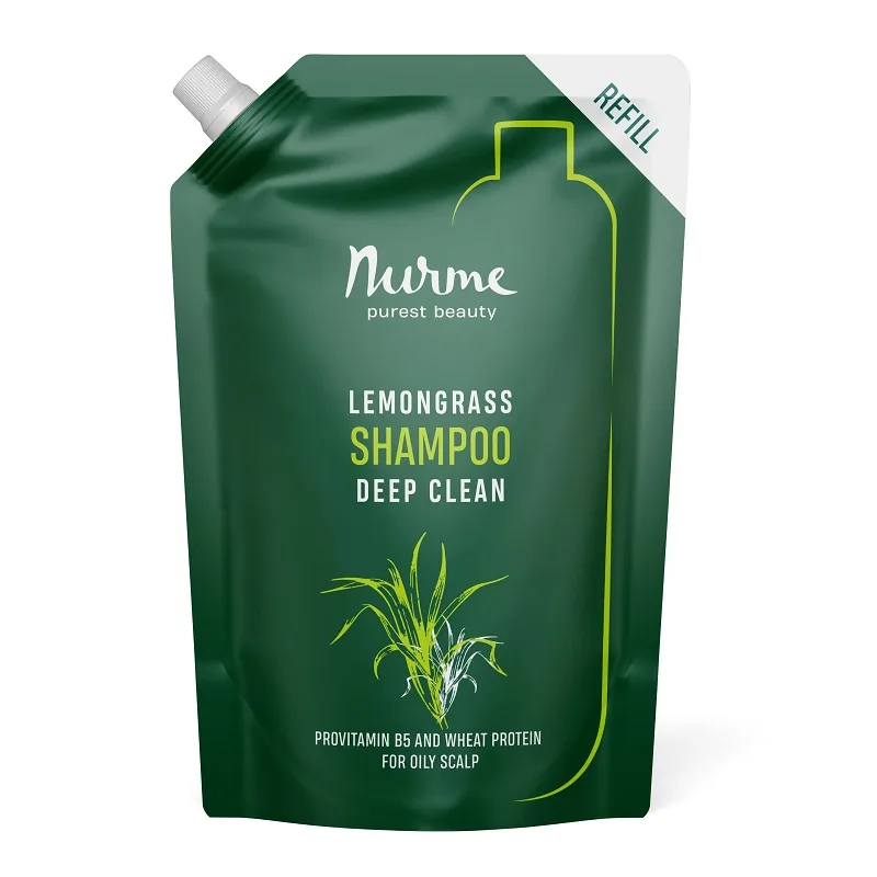 Nurme - Refill shampoo lemongrass - deep clean