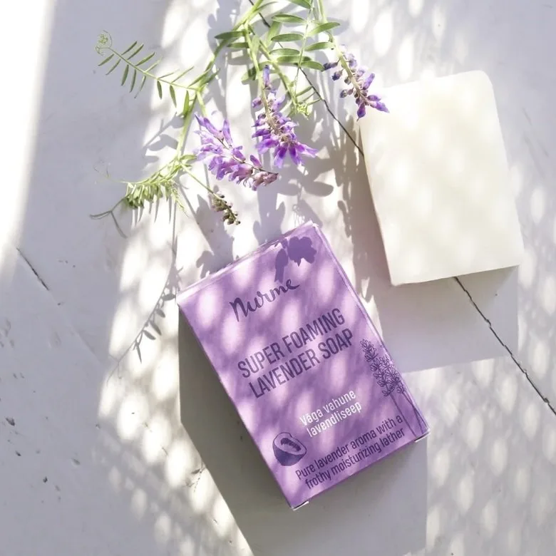 Nurme Lavender Coconut Soap rauhoittava laventeli-kookospalasaippua 100 g
