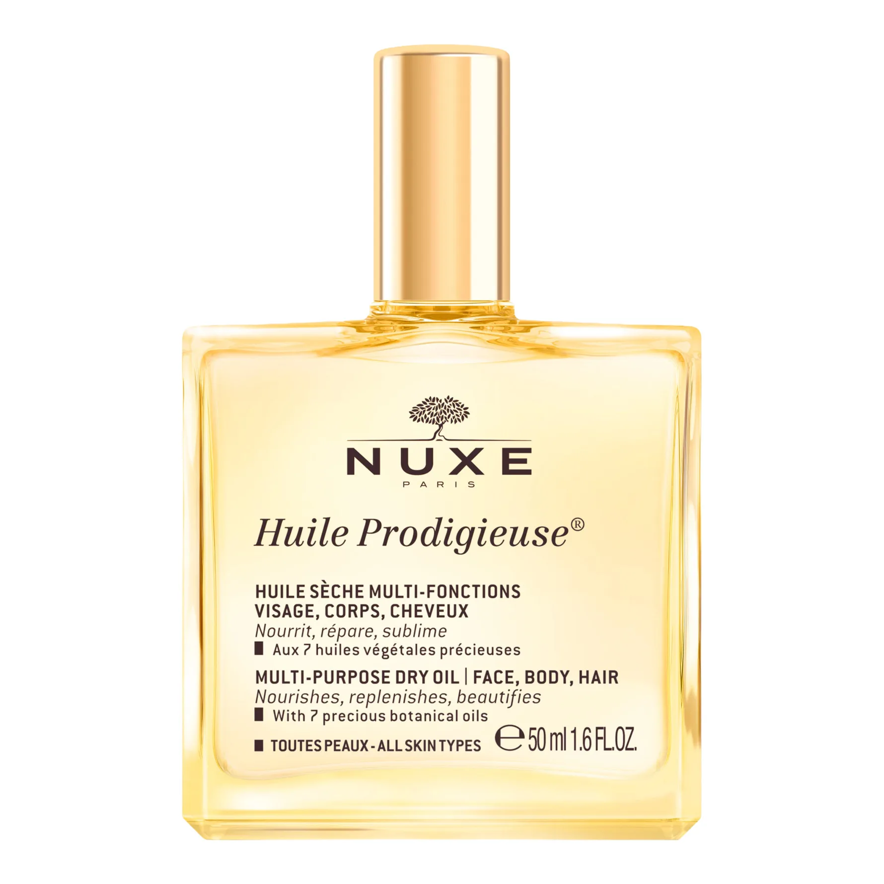 Nuxe Huile Prodigieuse Or Multi-Purpose Dry Oil Face Body Hair Oil 50 ml