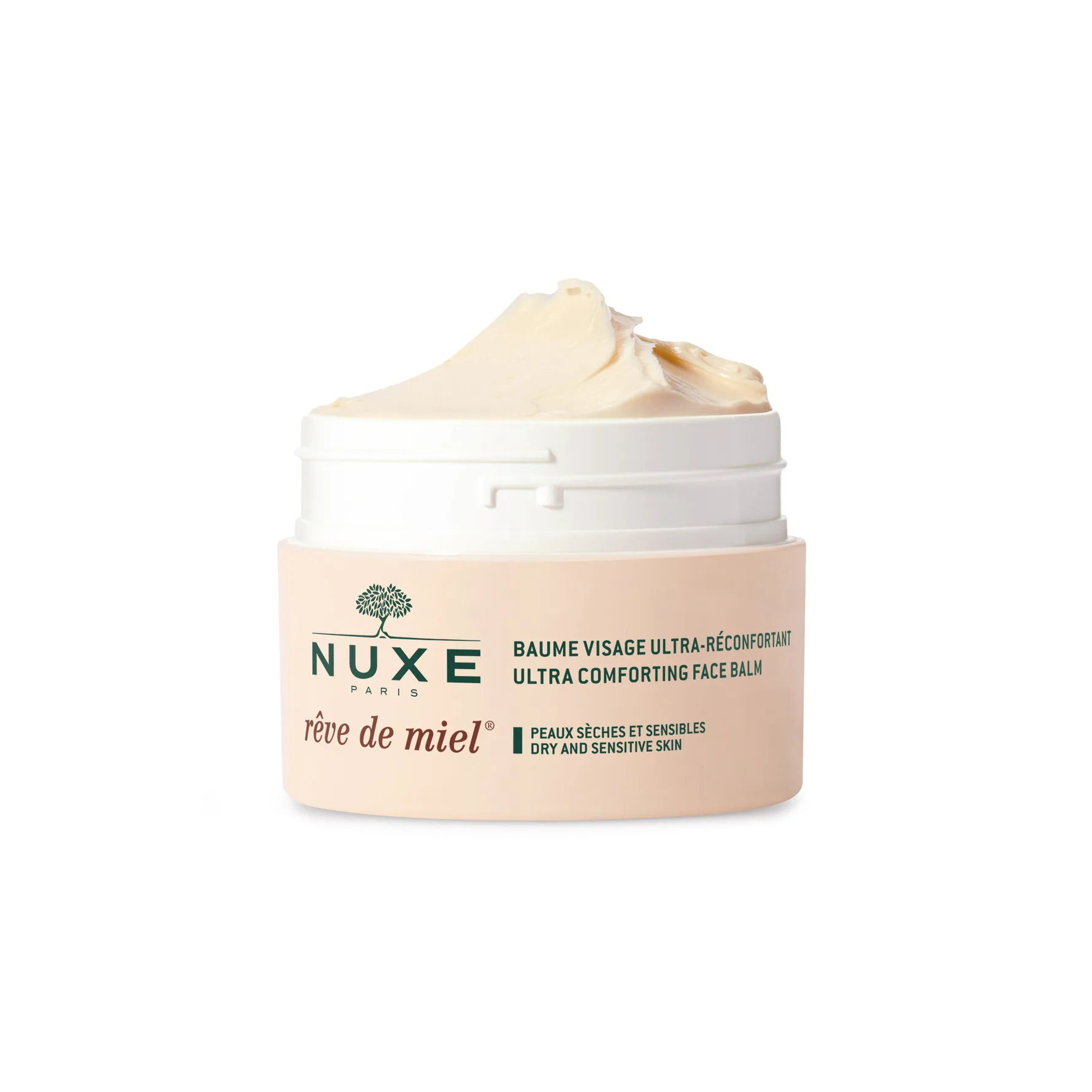 Nuxe Rêve de Miel Ultra Comforting Face Balm Intensiv lindrande balsam för känslig och torr hud 50 ml