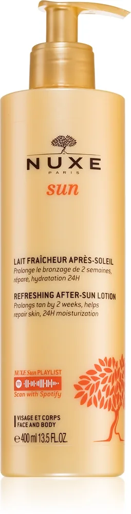 Nuxe Sun Refreshing After-Sun Lotion after sun -maito kasvoille ja vartalolle 400 ml
