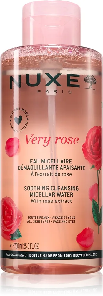 Nuxe Very Rose Lindrande micellärt vatten för ansikte och ögon 100 ml