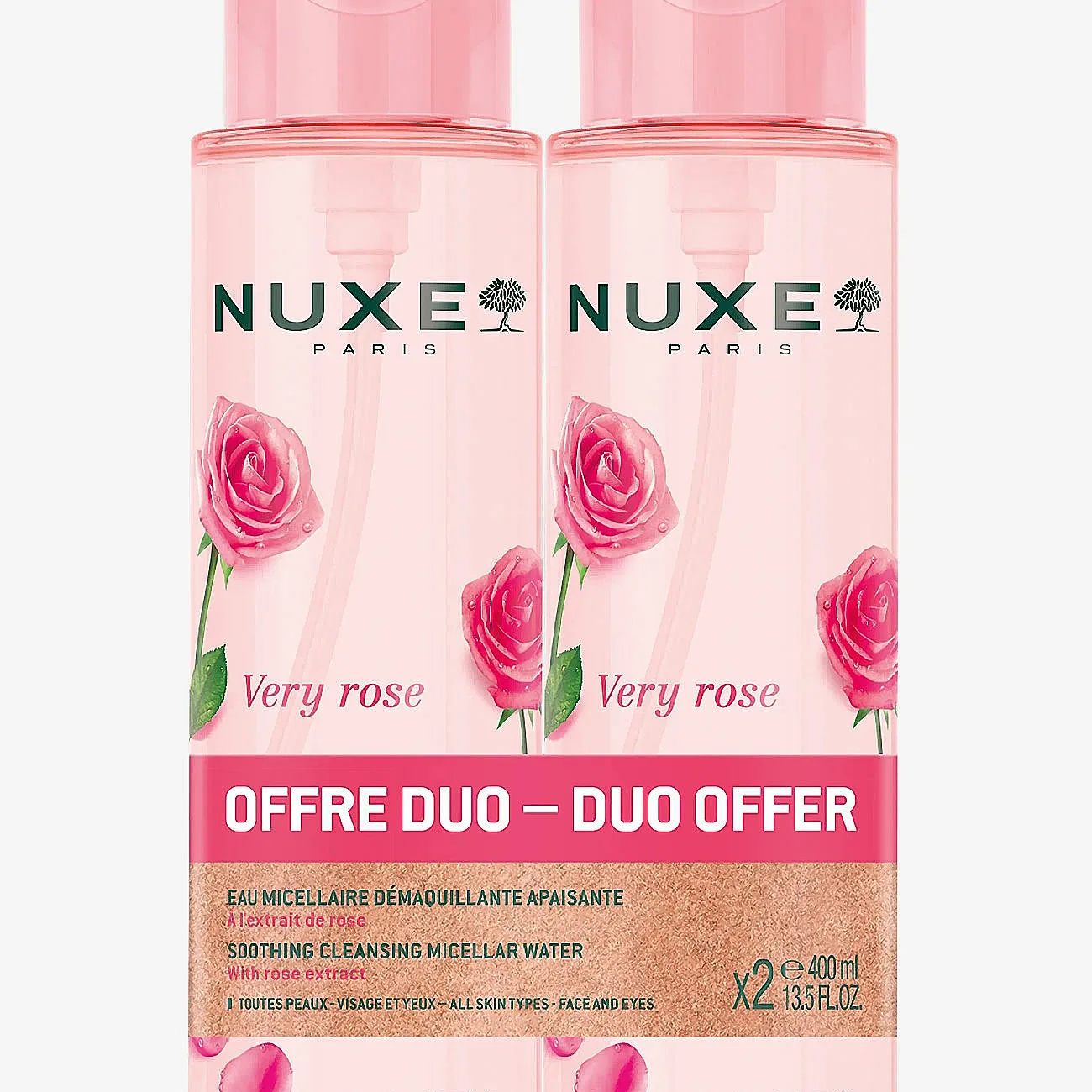 Nuxe Very Rose Udglattende micellært vand
