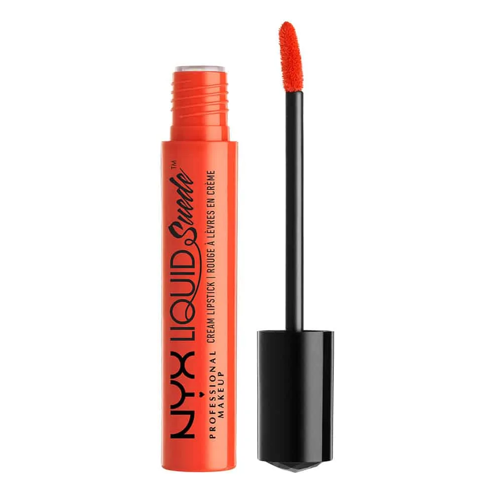 NYX PROF. MAKEUP Liquid Suede Cream Lipstick - Orange County