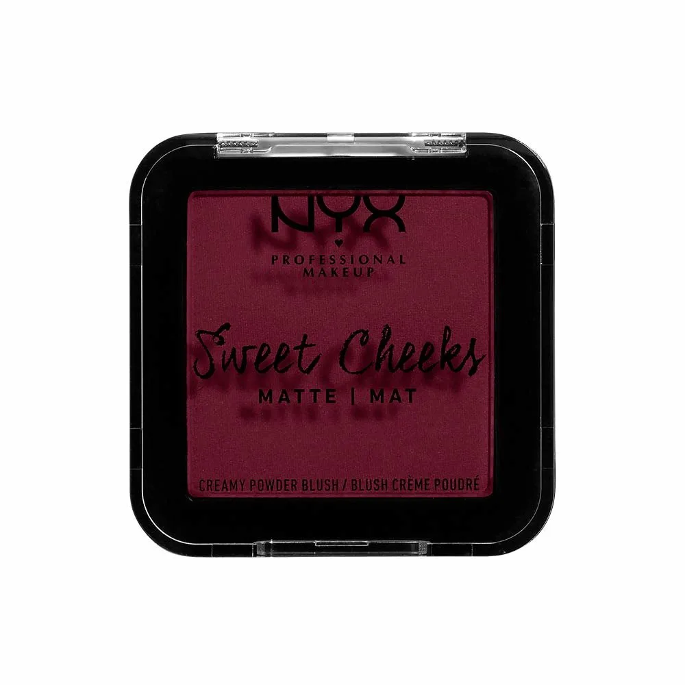 NYX PROF. MAKEUP Sweet Cheeks Creamy Matte Powder Blush - Red Riot