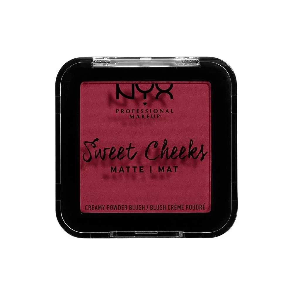 NYX PROF. MAKEUP Sweet Cheeks Creamy Matte Powder Blush - Risky Business