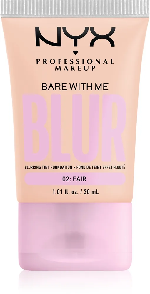 NYX Professional Makeup Bare With Me Blur Tint Fugtende foundation Skygge 02 Fair 30 ml