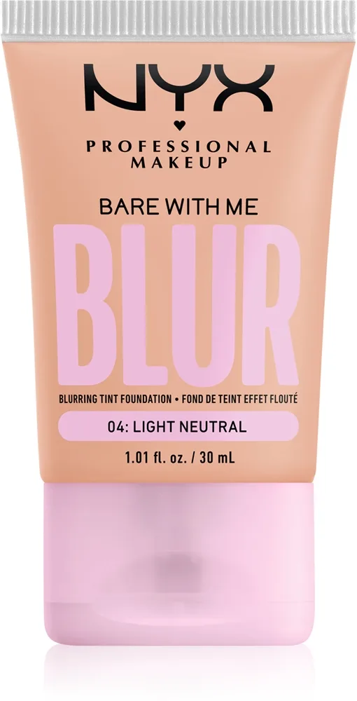 NYX Professional Makeup Bare With Me Blur Tint Fugtende foundation Skygge 04 Light Neutral 30 ml
