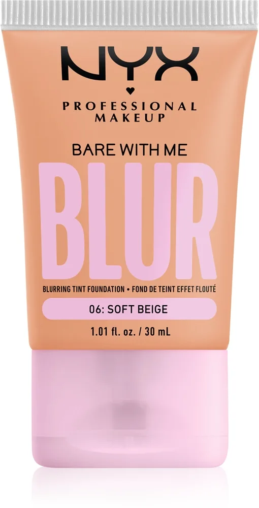 NYX Professional Makeup Bare With Me Blur Tint Fugtende foundation Skygge 06 Soft Beige 30 ml