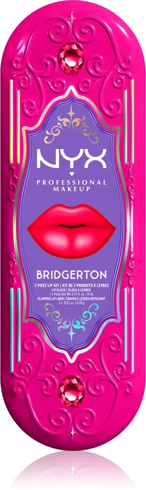 NYX Professional Makeup Bridgerton Royal Treasures Læbesæt Skygge 02 2 stk.