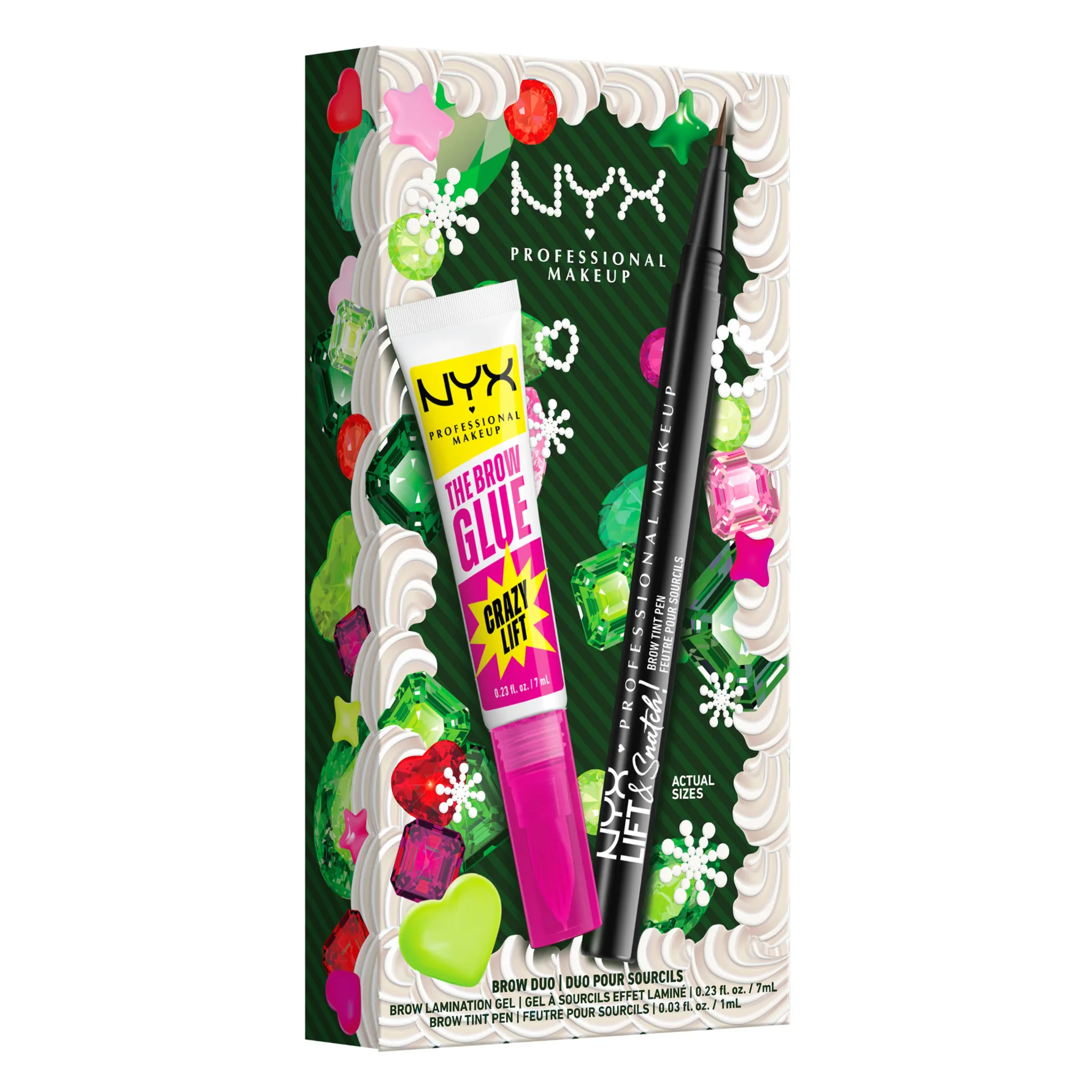NYX PROFESSIONAL MAKEUP Brow Duo 01 Ash Brown