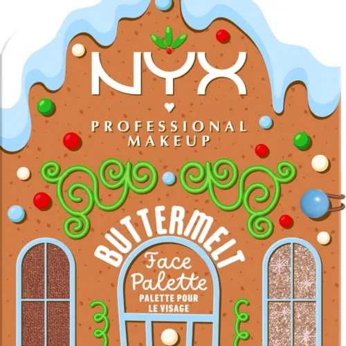 NYX Professional Makeup Buttermelt Face Palette Bronzer/Highlighter Deep