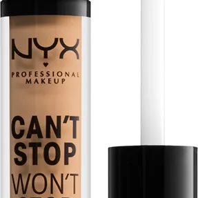NYX Professional Makeup Can't Stop Won't Stop nestemäinen peitevoide sävy 7.5 Soft Beige 3.5 ml