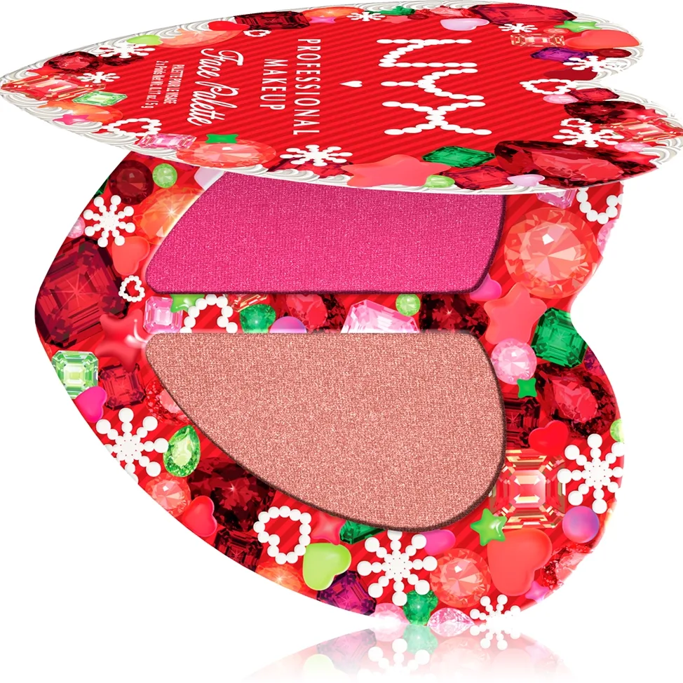 NYX Professional Makeup Face Palette Xmas Lidschatten & Kontourpalette Farbton 02 10 g