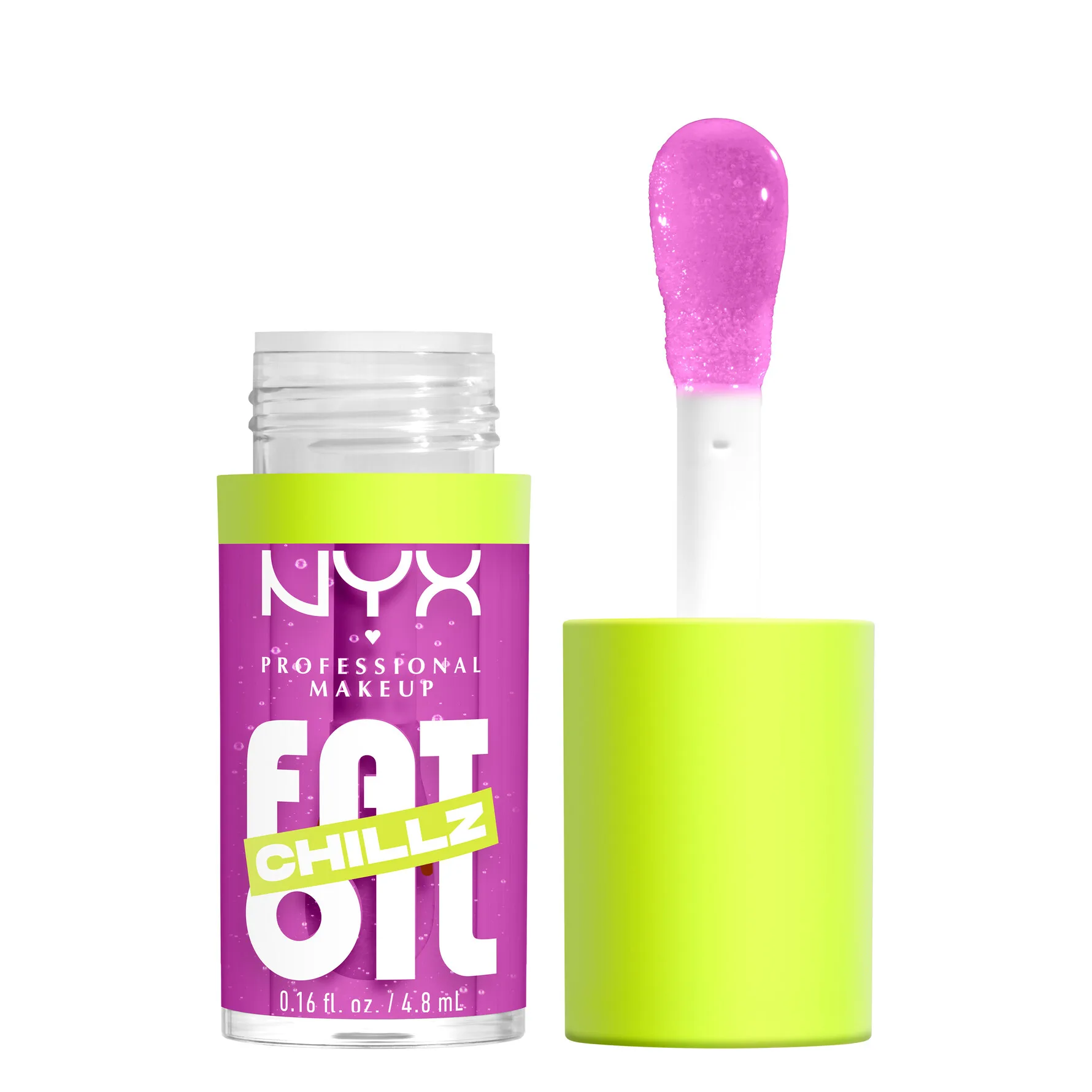 NYX Professional Makeup Fat Oil Chillz Läppolja med avkylande effekt Skugga 4.8 ml