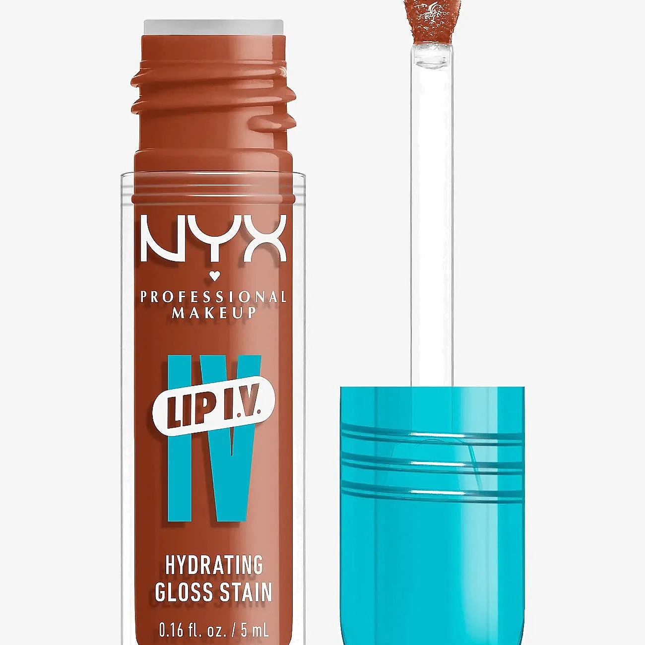 NYX Professional Makeup Lip I.V. Hydrating Gloss Stain 01 Caramel
