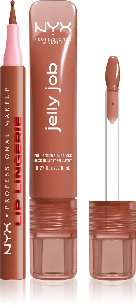 NYX Professional Makeup Lip Lingerie & Jelly Job Set för läppar