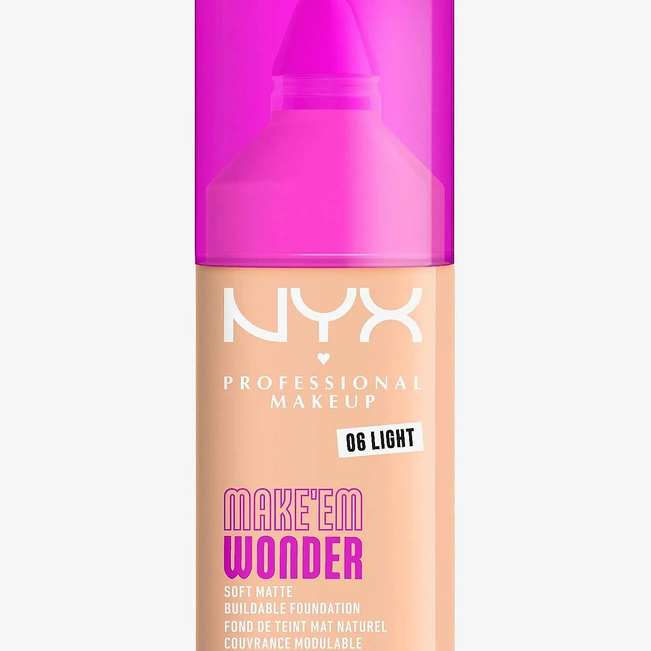 NYX Professional Makeup Make Em Wonder Foundation 06 Light 30 ml