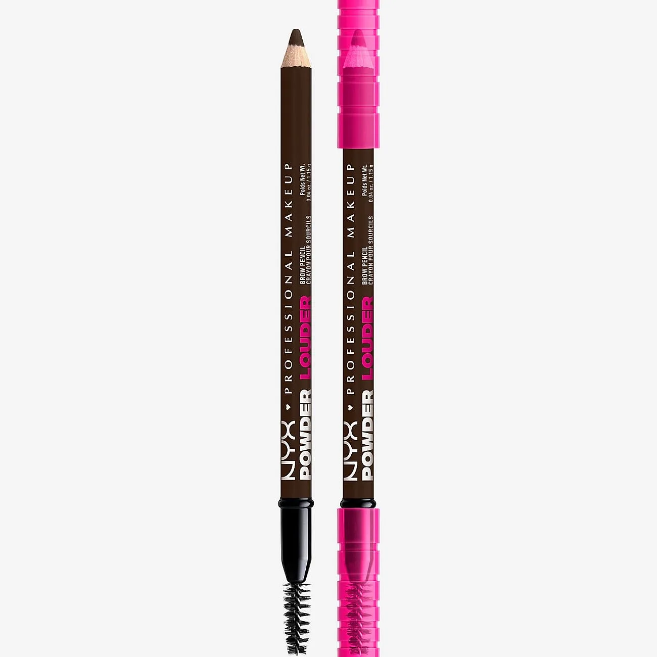 NYX PROFESSIONAL MAKEUP Powder Louder 08 Deep Brown Brow Pencil 1