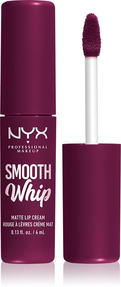 NYX Professional Makeup Smooth Whip Matte Lip Cream Fløjl læbestift med udglattende effekt Skygge 11 Berry Bed Sheers 4 ml