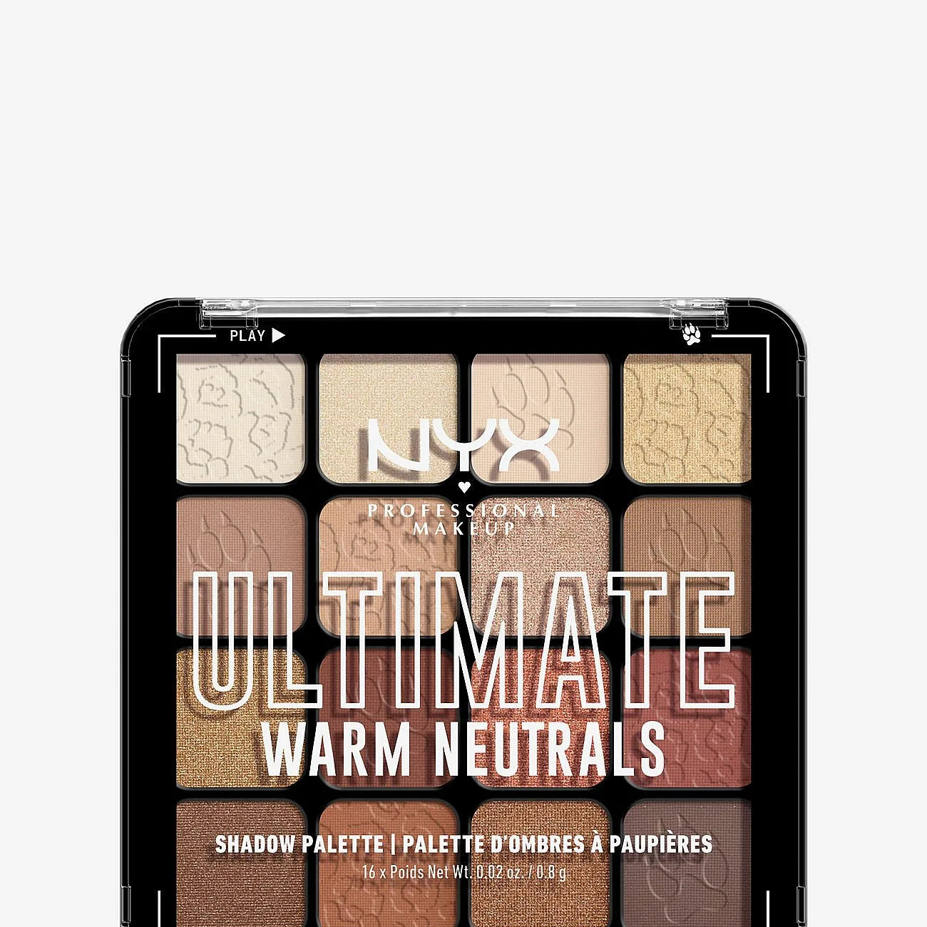 NYX Professional Makeup Ultimate Color Palette 16-Pan Warm Neutra