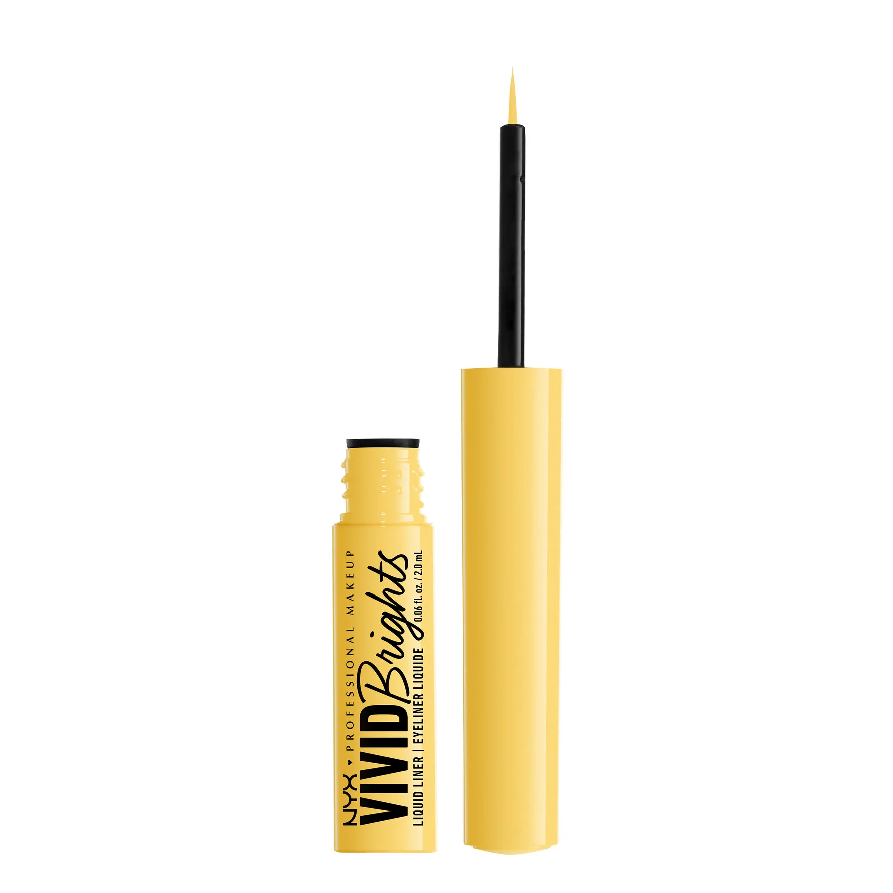 NYX Professional Makeup Up Vivid Brights Liquid Eyeliner 2 ml - 03 Had Me At Yellow