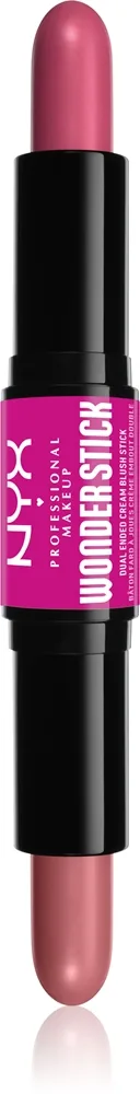 NYX Professional Makeup Wonder Stick Dual-Ended Cream Blush Deep Magenta + Ginger 04 - 1 pcs