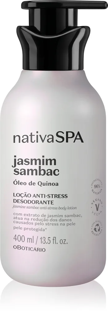 oBoticário Nativa SPA Jasmim Sambac beruhigende Hautmilch 400 ml