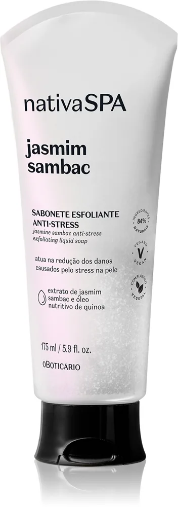 oBoticário Nativa SPA Jasmim Sambac Flüssigseife für den Körper 175 ml