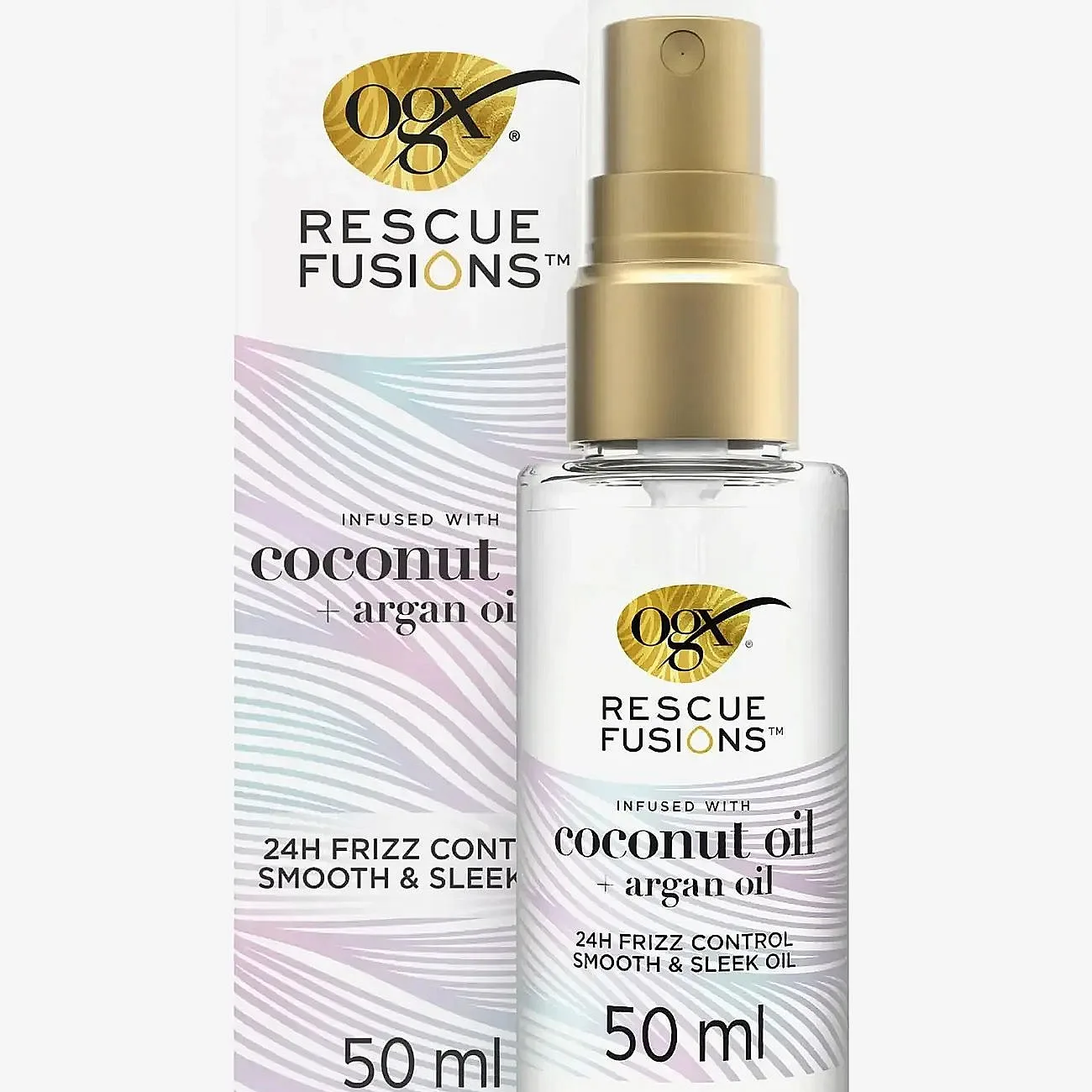 OGX Rescue Fusions 24hr Frizz Control Smooth and Sleek Oil 50 ml