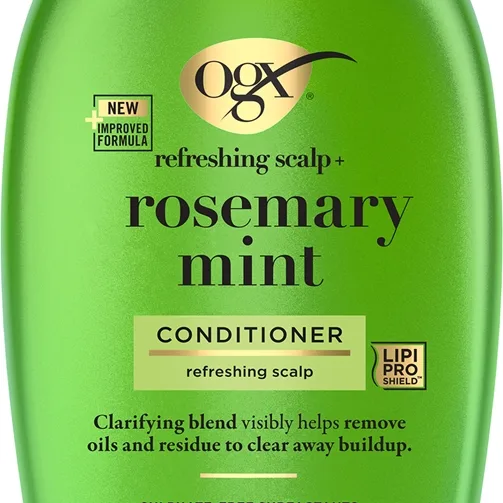 OGX Rosemary Mint puhdistava hoitoaine rasvoittuville hiuksille 385 ml
