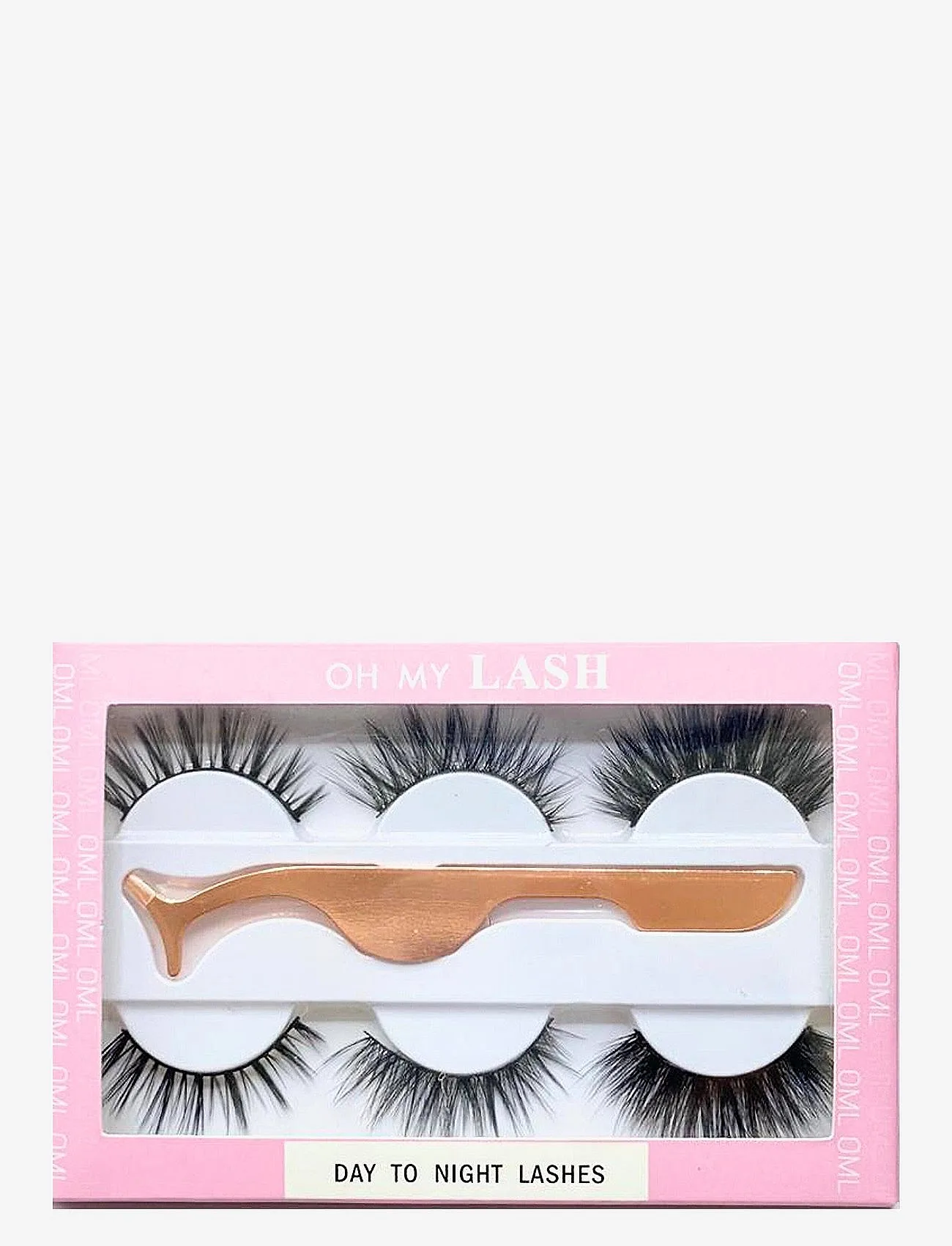 Oh My Lash Oh My Lash Faux Mink Strip Day To Night Set - Black - 6 pcs