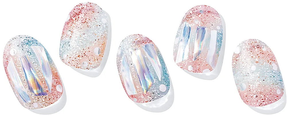 ohora Gel Nail Sticker N Newtro no.1 klistermærker til negle Skygge ND-097 1 stk.