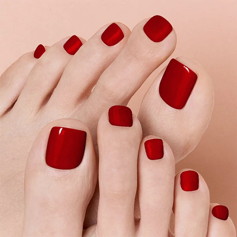 ohora Gel Nail Sticker P Basic Pedicure klistermærker til negle til benene Skygge PBS-004 30 stk.