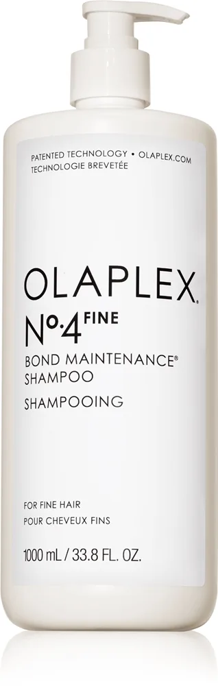 Olaplex N°4 Fine Bond Maintenance Shampoo uudistava shampoo hennoille ja vaurioituneille hiuksille 1000 ml