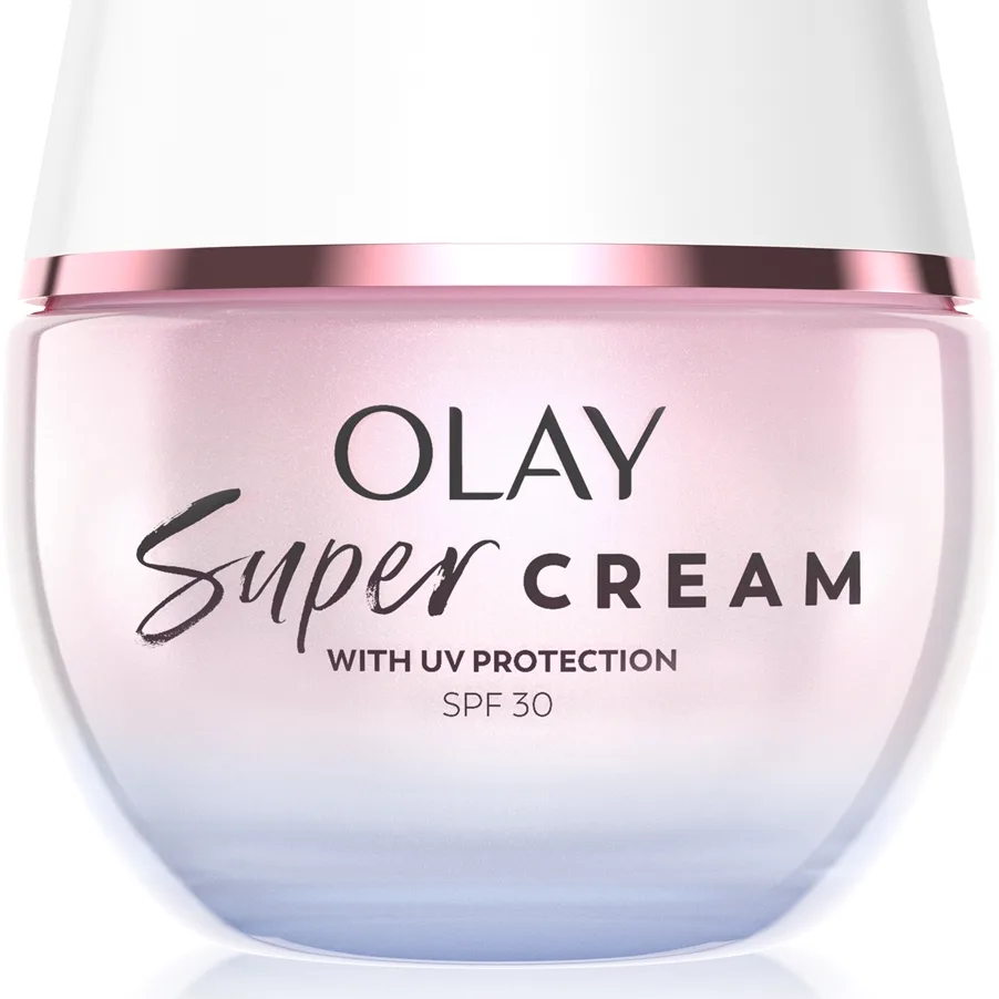 Olay Super Cream SPF 30 Lätt fuktighetskräm för ansikte SPF 30 50 ml